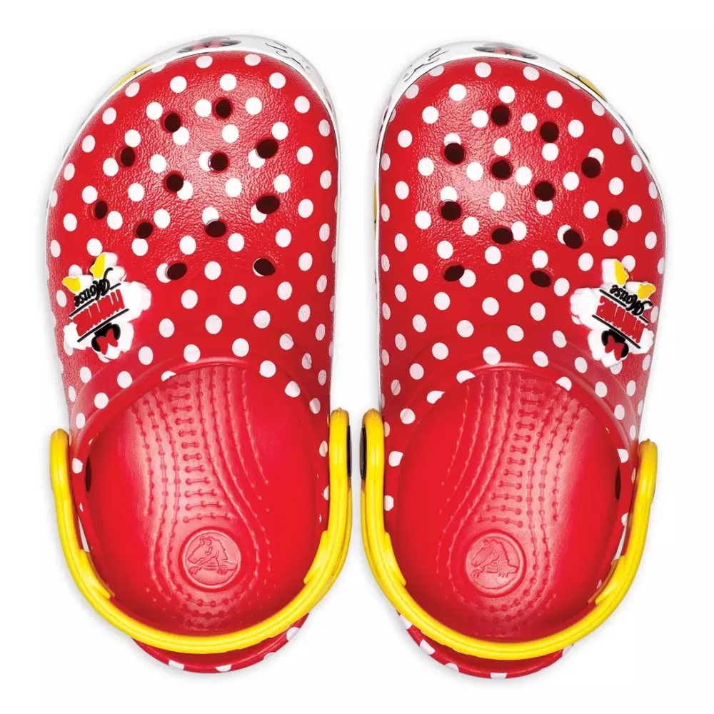 Disney Minnie Mouse Polka Dot Crocs Shoes